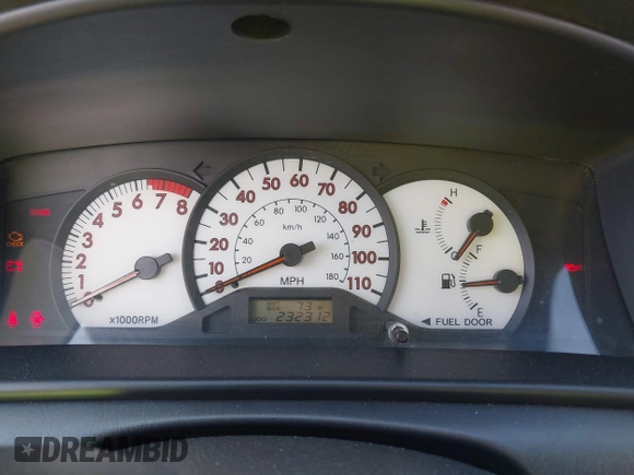 2003 Toyota Corolla CE with VIN 1NXBR32E13Z102540, listed as a IAAI auction lot 42111671 with 232,312 mi miles and . Bid and sale history available at DreamBid. Image 7.