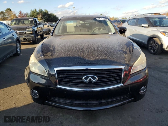 2011 Infiniti M37 with VIN JN1BY1ARXBM374134, listed as a Copart auction lot 76784864 with 0 mi miles and Salvage Title. Bid and sale history available at carsss.com. Image 5.