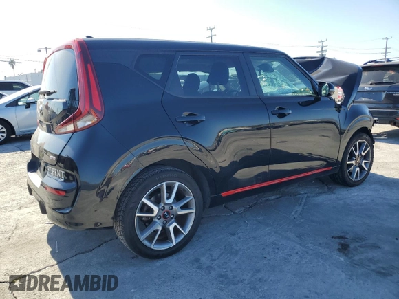 2021 Kia Soul Turbo with VIN KNDJ53AF0M7749405, listed as a Copart auction lot 46735405 with Not Provided miles and Salvage Title. Bid and sale history available at DreamBid. Image 3.