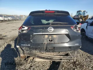 2017 Nissan Rogue SV with VIN KNMAT2MV6HP559326, listed as a Copart auction lot 44983465 with 202,756 mi miles and Salvage Title. Bid and sale history available at carsss.com. Image 6.
