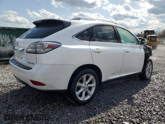 2010 Lexus RX 350 with VIN 2T2ZK1BA9AC040710, listed as a Copart auction lot 48188055 with 158,776 mi miles and Salvage Title. Bid and sale history available at carsss.com. Image 3.