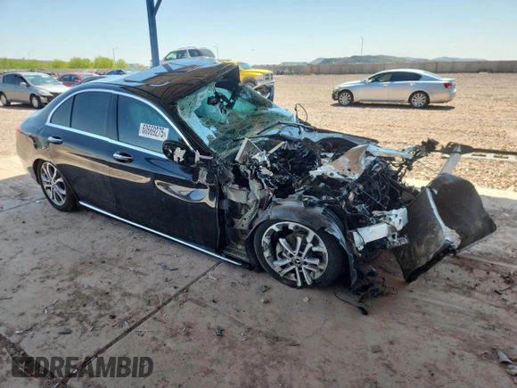 2018 Mercedes-Benz C 300 with VIN 55SWF4JB1JU263552, listed as a Copart auction lot 60669275 with Not provided miles and Non repairable. Bid and sale history available at DreamBid. Image 4.