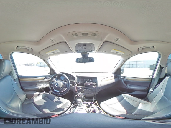 2014 BMW X3 xDrive35i with VIN 5UXWX7C50E0E75288, listed as a Copart auction lot 54365825 with Not Provided miles and Salvage Title. Bid and sale history available at DreamBid. Image 14.