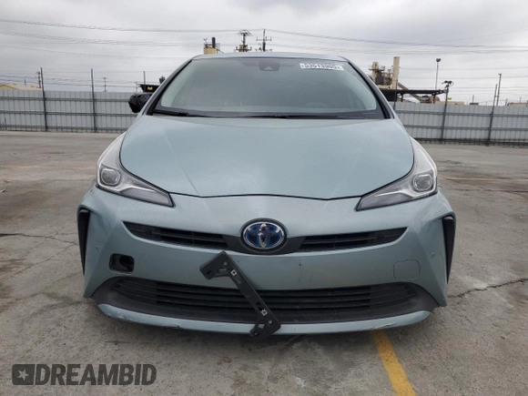2021 Toyota Prius L Eco with VIN JTDKAMFU4M3136370, listed as a Copart auction lot 53513905 with 63,165 mi miles and Salvage title. Bid and sale history available at DreamBid. Image 5.