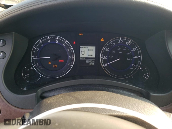 2016 Infiniti QX50 with VIN JN1BJ0RR0GM266972, listed as a Copart auction lot 68185724 with 89,540 mi miles and Salvage Title. Bid and sale history available at carsss.com. Image 9.