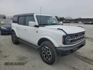 2024 Ford Bronco Outer Banks with VIN 1FMDE8BH5RLA99250, listed as a Copart auction lot 45733645 with 2,504 mi miles and Salvage Title. Bid and sale history available at DreamBid. Image 4.