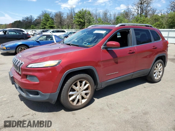 2014 Jeep Cherokee Limited with VIN 1C4PJMDS2EW255140, listed as a Copart auction lot 65969075 with 181,004 mi miles and Clean title. Bid and sale history available at DreamBid. Image 1.
