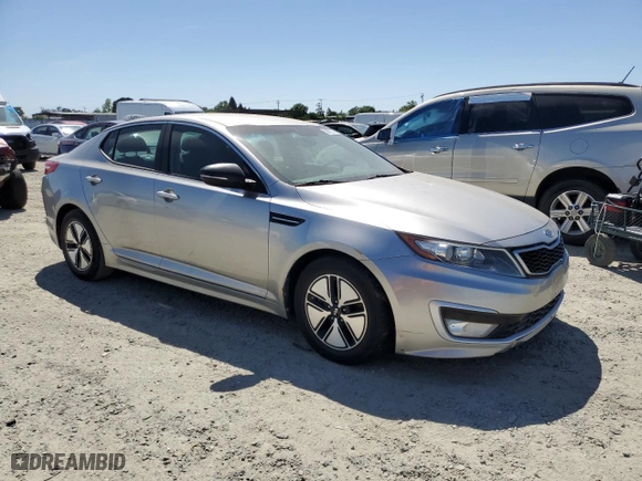 2012 Kia Optima Hybrid with VIN KNAGM4AD5C5016548, listed as a Copart auction lot 53672375 with 140,833 mi miles and Clean Title. Bid and sale history available at carsss.com. Image 4.