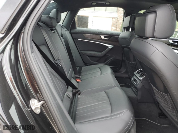 2021 Audi A6 Premium Plus with VIN WAUE3AF27MN048693, listed as a Copart auction lot 62170894 with 24846 miles and Salvage Title. Bid and sale history available at carsss.com. Image 10.