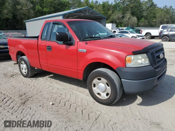 2007 Ford F-150 XL with VIN 1FTRF12247NA44414, listed as a Copart auction lot 53447705 with 144,243 mi miles and Salvage Title. Bid and sale history available at carsss.com. Image 4.