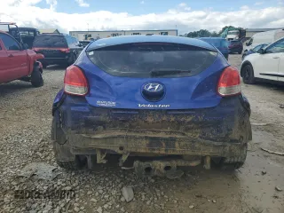 2013 Hyundai Veloster w/Gray Int with VIN KMHTC6AD5DU102803, listed as a Copart auction lot 58628935 with 129,616 mi miles and Salvage title. Bid and sale history available at DreamBid. Image 6.