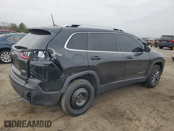 2021 Jeep Cherokee Latitude Lux with VIN 1C4PJMMX1MD175124, listed as a Copart auction lot 49217725 with 50,088 mi miles and Salvage Title. Bid and sale history available at carsss.com. Image 3.