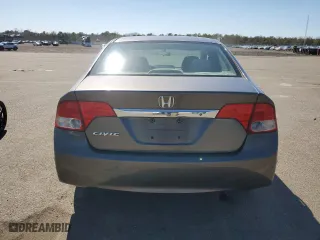 2009 Honda Civic Sdn LX with VIN 19XFA165X9E037741, listed as a Copart auction lot 53134445 with 50,101 mi miles and Salvage Title. Bid and sale history available at carsss.com. Image 6.