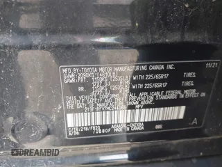 2021 Toyota RAV4 LE with VIN 2T3F1RFV7MC244066, listed as a IAAI auction lot 42492496 with 40,153 mi miles and . Bid and sale history available at DreamBid. Image 9.