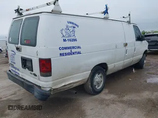 2010 Ford Econoline Cargo Commercial with VIN 1FTNS2EW9ADA02445, listed as a IAAI auction lot 41961328 with 372,850 mi miles and . Bid and sale history available at DreamBid. Image 4.