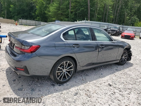 2019 BMW 3 Series 330i xDrive with VIN 3MW5R7J5XK8A05274, listed as a Copart auction lot 61479905 with 79,038 mi miles and Salvage title. Bid and sale history available at DreamBid. Image 3.