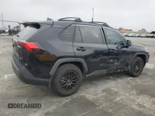 2021 Toyota RAV4 LE with VIN 2T3K1RFV6MW104779, listed as a Copart auction lot 49537905 with 45,461 mi miles and Salvage Title. Bid and sale history available at carsss.com. Image 3.