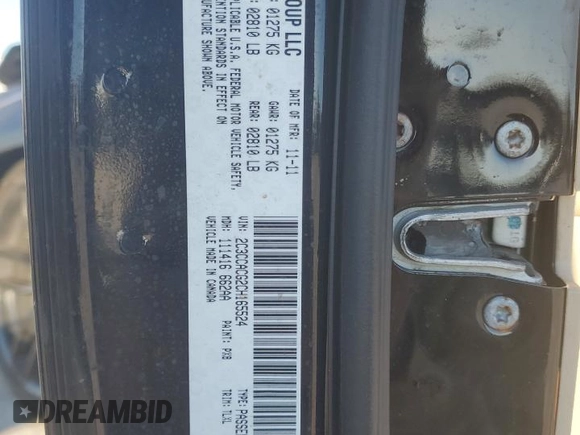 2012 Chrysler 300 Limited with VIN 2C3CCACG2CH165524, listed as a Copart auction lot 47618105 with 183,549 mi miles and Salvage Title. Bid and sale history available at carsss.com. Image 15.
