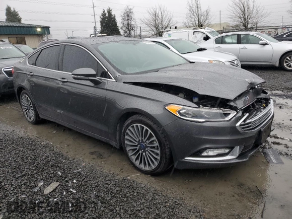 2018 Ford Fusion Titanium with VIN 3FA6P0D92JR193919, listed as a Copart auction lot 42188094 with 99,939 mi miles and Salvage title. Bid and sale history available at DreamBid. Image 4.
