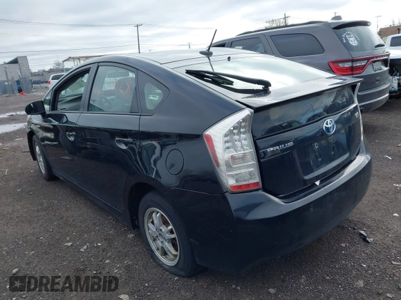 2011 Toyota Prius I with VIN JTDKN3DU2B5331127, listed as a IAAI auction lot 42139127 with 285,029 mi miles. Bid and sale history available at carsss.com. Image 3.