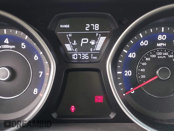 2016 Hyundai Elantra SE with VIN 5NPDH4AE4GH769724, listed as a IAAI auction lot 42492851 with 107,361 mi miles and . Bid and sale history available at DreamBid. Image 7.