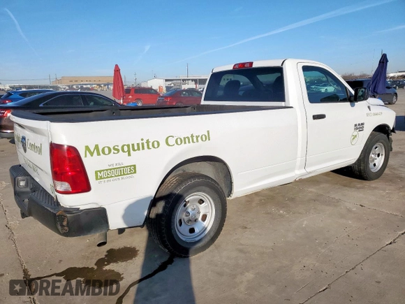 2021 Ram 1500 Tradesman with VIN 3C6JR6DG2MG547574, listed as a Copart auction lot 43134335 with 91,836 mi miles and Clean title. Bid and sale history available at DreamBid. Image 3.