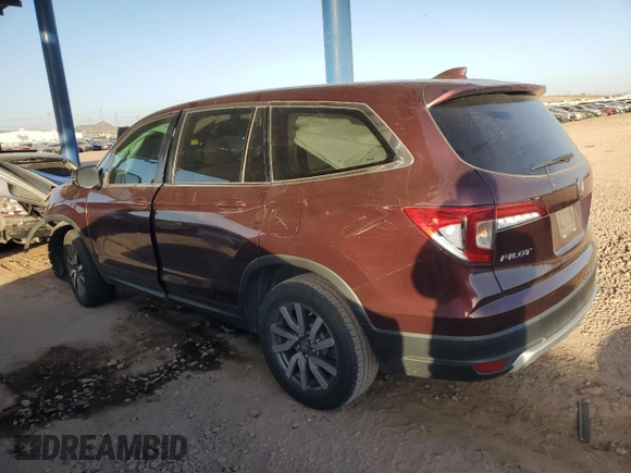 2021 Honda Pilot EX z VIN 5FNYF5H38MB017617, wystawiony jako Copart lot #44785305 z przebiegiem 75 879 mil mil oraz Szkoda całkowita • Salvage title. Historia ofert i sprzedaży dostępna na DreamBid. Obrazek 2.