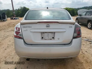 2012 Nissan Sentra SR with VIN 3N1AB6AP7CL776584, listed as a Copart auction lot 59585435 with 121,660 mi miles and Salvage title. Bid and sale history available at DreamBid. Image 6.