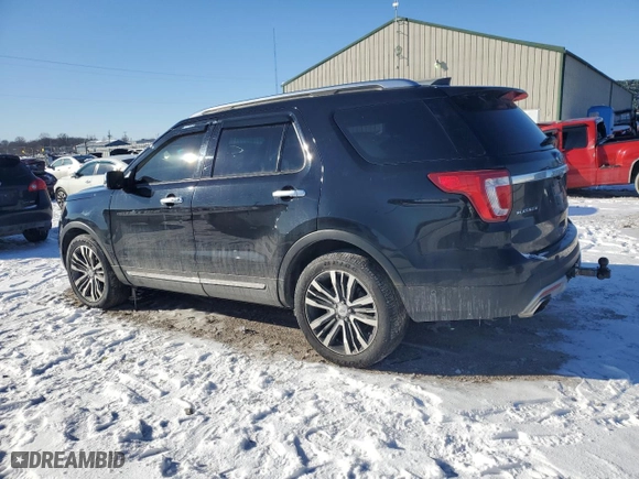 2017 Ford Explorer Platinum with VIN 1FM5K8HT5HGC03137, listed as a Copart auction lot 89224205 with 146,196 mi miles and Salvage Title. Bid and sale history available at carsss.com. Image 2.
