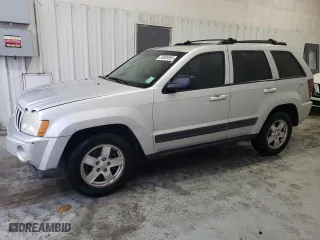 2006 Jeep Grand Cherokee Laredo with VIN 1J4GR48K56C287189, listed as a Copart auction lot 53885965 with 261,125 mi miles and Clean Title. Bid and sale history available at carsss.com. Image 1.