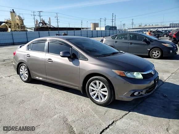 2012 Honda Civic Sdn EX-L with VIN 2HGFB2F92CH555510, listed as a Copart auction lot 49537865 with 146,558 mi miles and Salvage Title. Bid and sale history available at carsss.com. Image 11.