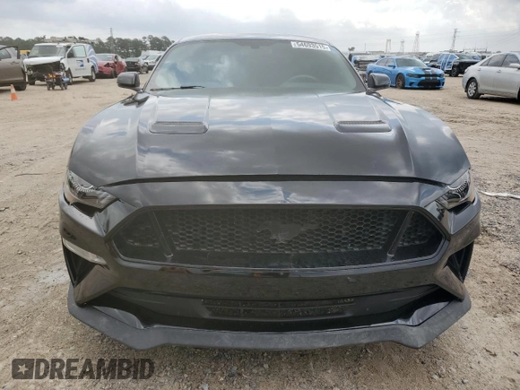 2023 Ford Mustang GT with VIN 1FA6P8CF7P5304031, listed as a Copart auction lot 54693515 with 27,048 mi miles and Salvage Title. Bid and sale history available at carsss.com. Image 5.
