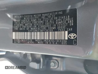 2022 Toyota Corolla SE with VIN 5YFS4MCEXNP136399, listed as a IAAI auction lot 41875571 with 68,860 mi miles. Bid and sale history available at carsss.com. Image 9.