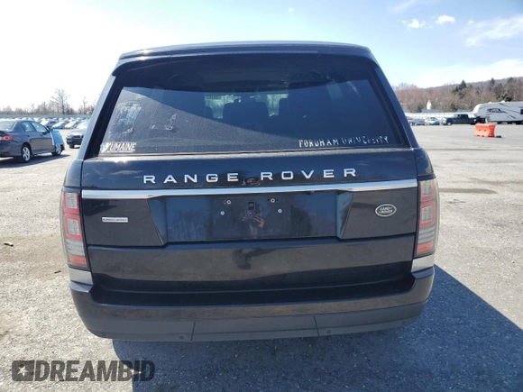 2015 Land Rover Range Rover Supercharged with VIN SALGS3TF9FA210666, listed as a Copart auction lot 50362765 with 171,286 mi miles and Clean title. Bid and sale history available at DreamBid. Image 6.
