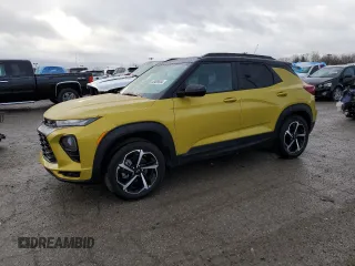 2023 Chevrolet TrailBlazer RS with VIN KL79MUSL1PB068846, listed as a Copart auction lot 48409504 with 26,392 mi miles and . Bid and sale history available at DreamBid. Image 1.