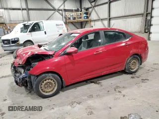 2012 Hyundai Accent GLS with VIN KMHCT4AE3CU245678, listed as a Copart auction lot 88844015 with Not Provided miles and Salvage Title. Bid and sale history available at carsss.com. Image 1.