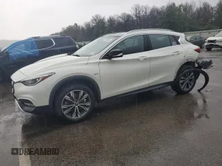 2018 Infiniti QX30 Premium with VIN SJKCH5CR2JA056656, listed as a Copart auction lot 62706404 with 65,025 mi miles and Salvage title. Bid and sale history available at DreamBid. Image 1.