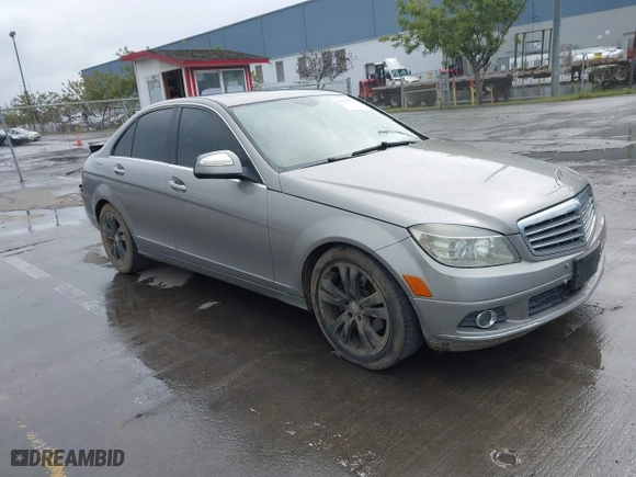 2008 Mercedes-Benz C-Class 3.0L Sport with VIN WDDGF54X78F035621, listed as a IAAI auction lot 41789122 with 164,043 mi miles. Bid and sale history available at carsss.com. Image 1.
