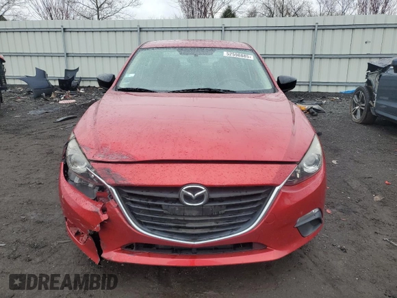 2014 Mazda 3 i SV with VIN JM1BM1T73E1194651, listed as a Copart auction lot 52598885 with 110,839 mi miles and Salvage Title. Bid and sale history available at DreamBid. Image 5.