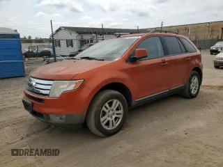 2008 Ford Edge SEL z VIN 2FMDK48C78BA20687, wystawiony jako Copart lot #54423775 z przebiegiem 140 648 mil mil oraz Czysty tytuł • Clean title. Historia ofert i sprzedaży dostępna na DreamBid. Obrazek 1.