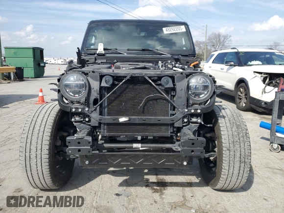 2022 Jeep Wrangler Unlimited Sahara с VIN 1C4JJXP68NW238204, выставлен на аукционе Copart как лот 49292205 с пробегом 35 058 миль миль и Списание • Salvage title. История ставок и продаж доступна на DreamBid. Изображение 5.