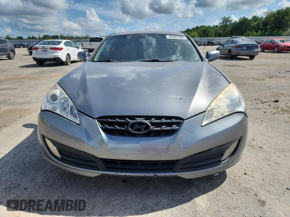 2010 Hyundai Genesis Coupe with VIN KMHHT6KD9AU028740, listed as a Copart auction lot 62997005 with 210,161 mi miles and Clean title. Bid and sale history available at DreamBid. Image 5.