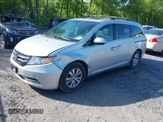 2014 Honda Odyssey EX-L with VIN 5FNRL5H61EB128311, listed as a IAAI auction lot 42334932 with 270,135 mi miles and . Bid and sale history available at DreamBid. Image 16.