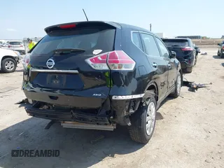 2015 Nissan Rogue SV with VIN KNMAT2MV0FP587846, listed as a IAAI auction lot 42020803 with Not Provided miles and . Bid and sale history available at carsss.com. Image 4.