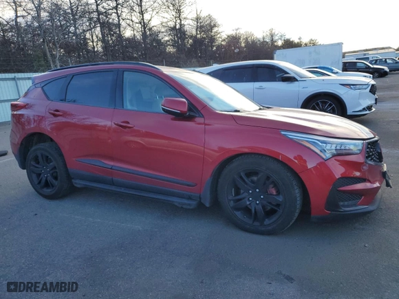 2019 Acura RDX w/Advance Pkg with VIN 5J8TC2H77KL030567, listed as a Copart auction lot 87021114 with 46,283 mi miles and Salvage Title. Bid and sale history available at carsss.com. Image 4.
