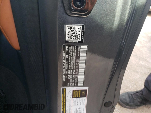2019 Mercedes-Benz E 53 AMG with VIN WDD1K6BB5KF086265, listed as a Copart auction lot 62423152 with Not Provided miles and . Bid and sale history available at DreamBid. Image 10.