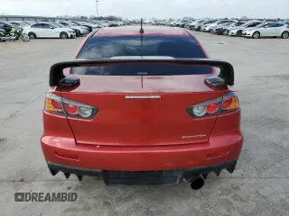2015 Mitsubishi Lancer Evolution GSR with VIN JA32W8FV5FU014212, listed as a Copart auction lot 44785485 with 81,856 mi miles and Salvage Title. Bid and sale history available at carsss.com. Image 6.