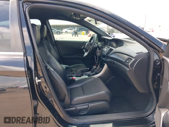 2016 Honda Accord Sport with VIN 1HGCR2F59GA060740, listed as a IAAI auction lot 42200371 with 140,679 mi miles and . Bid and sale history available at DreamBid. Image 5.