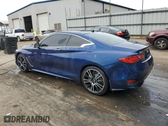 2018 Infiniti Q60 Sport with VIN JN1EV7EK1JM343312, listed as a Copart auction lot 76937894 with 79,036 mi miles and Salvage Title. Bid and sale history available at DreamBid. Image 2.