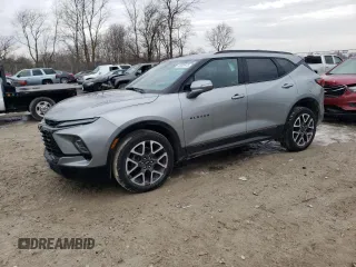 2023 Chevrolet Blazer RS with VIN 3GNKBERS9PS211177, listed as a Copart auction lot 46569975 with 26,242 mi miles and Salvage title. Bid and sale history available at DreamBid. Image 1.